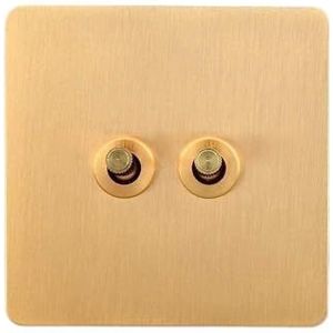 Wandschakelaar, bedieningsschakelaar 2-weg enkele dubbele bedieningslampschakelaar 86 type retro handgemaakte schakelaar vintage