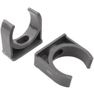 PVC-waterleidingklemmen, PVC U-type buisklem wit en grijs, verschillende maten(G2,25MM-2 PCS)