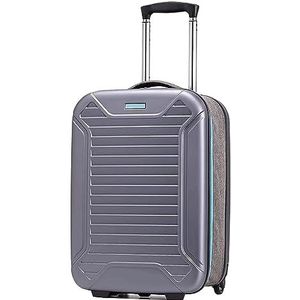 Reiskoffer Bagage Koffer Opvouwbare Handbagage Hardcase Bagage Draagbare Combinatieslot Koffers Handbagage (Color : Blu, Size : 20in)