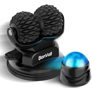 Roller Massage Ball Set voor Myofasciale Release, Spieren Diepe Weefselmassage, Lymfedrainage, Muur Monteerbare Zuignap voor Trigger Point Therapy, Verminder rugpijn en elk deel van het lichaam