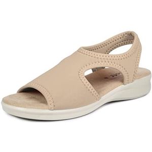 Aerosoft Damessandalen stretch 05, extra licht en elastisch (beige, 38)