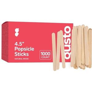 wooden bâtonnets for various purposes, such as crafts, popsicles, ice cream, wax, waxing and tongue spatulas made of wood (1000)