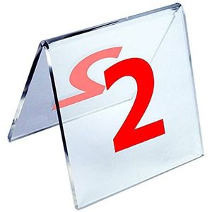 Tabelnummers, Tafelnummers, tafelnummers acryl 3,1"" x 2,7"", meerdere sets(45981)