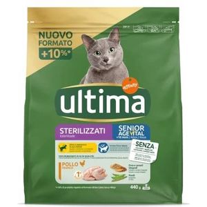 Ultima Gesteriliseerd kattenvoer voor senioren met kip - 440 g