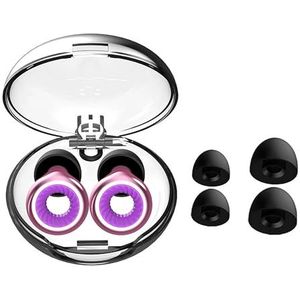 Anti-geluid slaap geluiddichte oordopjes siliconen diepe slaap ruisonderdrukking concert oordopjes herbruikbare ruisonderdrukking benodigdheden (M)