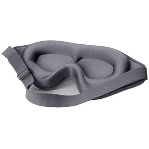 UYFRD 3D slaapmasker blinddoek slaaphulp oogmasker zacht traagschuim gezichtsmasker oogmasker oogschaduw 99% blokkering licht oogbedekking patch (grijs, 2 stuks)