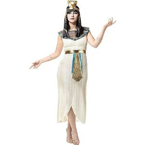 Funidelia | Elegant Cleopatra Kostuum voor vrouwen Egypte & Farao - Kostuum voor Volwassenen Accessoire verkleedkleding en rekwisieten voor Halloween, carnaval & feesten - Maat S