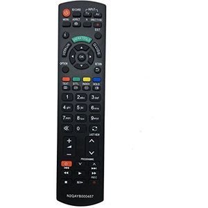 ALLIMITY N2QAYB000487 Afstandsbediening Vervangen voor Panasonic LED LCD Viera Plasma TV N2QAYB000239 N2QAYB000354 TX-L22X20E TX-L22X20L TX-L24C3B TX-L24C3E TX-L24C3ES TX-L24E3B TX-L24E3E TX-L26C20B