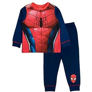 Marvel Spiderman Pyjama met Lange Mouwen voor Kinderen - 2-3 Jaar: 98cm