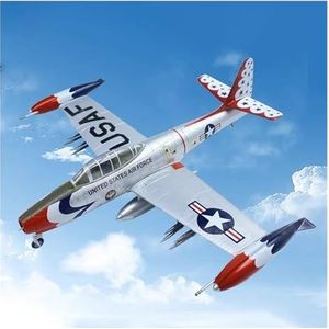 Vintage klassiekersvliegtuigen Schaal 1:72 Amerikaans F-84G Straaljager Vliegtuigmodel Simulatie Gevechtsmodel