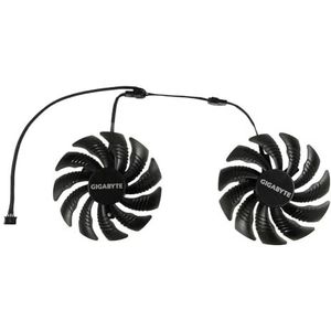 2 stuks/set PLD09210S12HH, 87 mm (90 mm) voor Gigabyte RX480 RX580 RX570 RX 470 GTX1070 GAMING grafische kaartkoeling T129215SU(T129215SU)