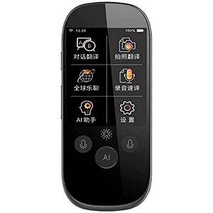 Taalvertalerapparaat, 2,4-inch touchscreen ondersteunt 75 talen, spraak-/opname-/fotocamera Directe vertaling voor meer dan 200 landen leren reizende zaken Decoration