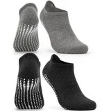 Occulto - Mady - Yoga Sokken - Zwart-Grijs - Pak van 2 paar - Maat 39-42