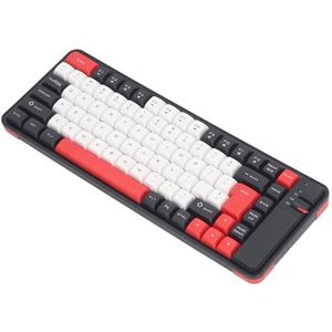 Toetsenbord- en Muiscombinatie voor op Reis, Ontvanger of Plug-and-Play Draadloze Toetsenbord-muisset (rood)