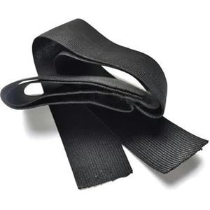 5Yards elastische band naaien kleding broek stretch riem kledingstuk DIY stof tailleband accessoires wit zwart 3,0 mm-50 mm-38 mm zwart