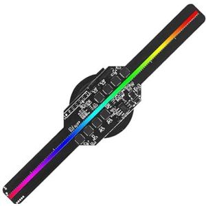 14cm Transparante LED-display Mini 3D-hologramventilatorprojector Halloween Kerstmis holografische weergave Hoge helderheid