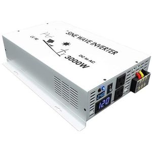 Omvormer Zuivere Sinusomvormer Met 3000W 24V Zonnepaneel Omvormer Generator Accu-omvormer Van 12V/48V DC Naar 230V/240V AC(96V,220V)