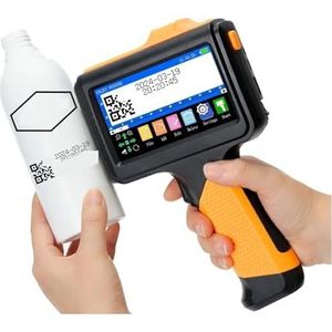 1790PLUS 12,7 mm meertalige printer, tekst QR-barcode batchnummer logo datum labelprinter, draagbare thermische inkjetcodeerder Breed printmateriaal(With 1 ink)