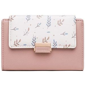 DieffematicQ portemonnees voor dames Womens Portefeuille Kleine Bifold Credit Card Houder Portemonnee Womens Coin Portemonnee Pu Lederen rits print portemonnee met ID kaart Venster