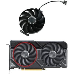 FD9015U12D RTX4060 4060Ti GPU-koeler voor ASUS voor GeForce RTX 4060 Ti DUAL grafische kaartventilatorkoeler(A-Fan)