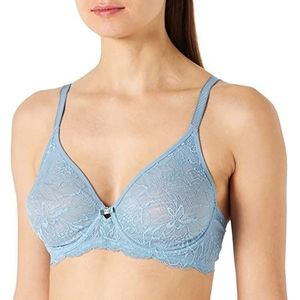 Triumph Dames Amourette Charm W02 Bedraad BH, Faded Denim, 75G