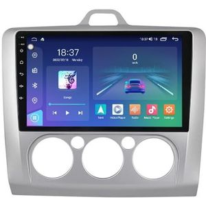 Android 14 Autoradio Stereo voor F-ord Focus 2 (2004-2011) 9 Inch Touchcreen Multimedia Speler met Draadloze Carplay Android Auto 2 Din GPS Navigatie FM RDS Bluetooth 5G-WiFi SWC DSP,M150s