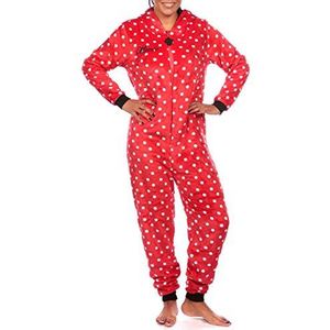 Disney Womens Minnie Mouse Onesie Size Medium Red