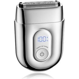 - Mild en niet-irriterend voor de poriën Elektrisch scheerapparaat for heren in palmformaat - USB-C snel opladen, precisiemesjes, nat/droog gebruik for een gladde scheerbeurt - Kan als cadeau gegeven