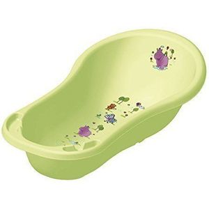 Baby badkuip XXL met stop Hippo limoen groen 100 cm