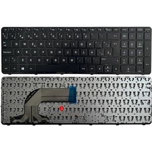 Russisch/VS/VK/Spaans laptoptoetsenbord VOOR HP voor Pavilion 15-N 15-E 15E 15N 15-A 15-A000 15T 15t -N 15-N000 N100 N200 15-E000 E100(Black SP with frame)