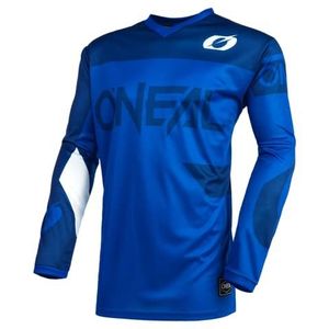 O'NEAL | Jersey | Enduro Motocross | Ademende stof, gewatteerde elleboogbescherming, geschikt voor maximale bewegingsvrijheid | Jersey Element Racewear | Volwassen | Blauw | Maat L
