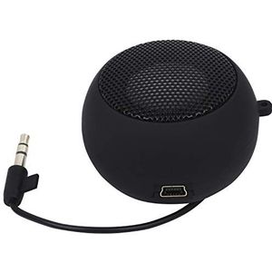 TRIXES Mini reis-luidspreker voor iPod, iPhone, iTouch, iPad, MP3, zwart