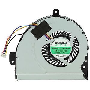 vhbw CPU/GPU ventilator met 4-pins stekkers compatibel met ASUS K43SJ, K53, K53S, X44, X53S, X84 Notebook, Laptop