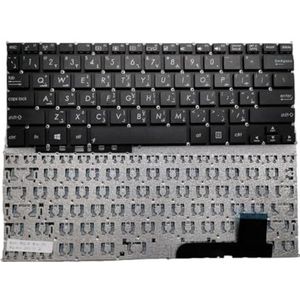 Amerikaans Russisch Spaans Latijns Arabisch Braziliaans Portugees Toetsenbord voor VivoBook Q200 Q200E S200 S200E X200 X201 X201E(AR Black)