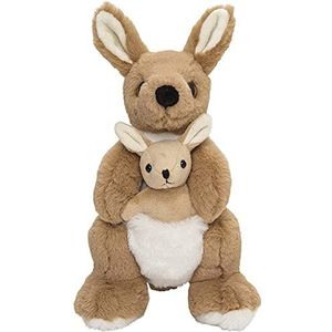 Pluche Familie Kangoeroes Knuffels van 22 cm - Dieren Speelgoed Knuffels Cadeau