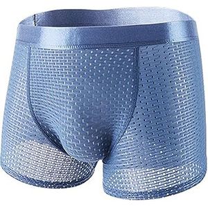 Heren ondergoed van ijszijde,Ademende gewatteerde boxershort voor heren | Sexy boxershorts, elastische boxers voor mannen, zijden boxers voor mannen man Fukamou