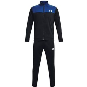 under armour Novelty Trainingspak voor heren, zwart/blauw, 2XL, Zwart
