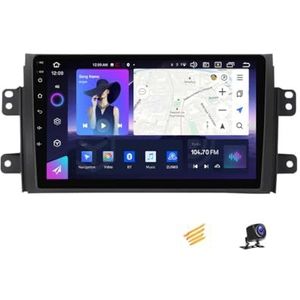ZARAPLUS Android 13 Autoradio Multimediaspeler Met Navigatie Compatibel Met Suzuki SX4 2006~2014 9 Inch Touchscreen Autoradio Voor 4G/WIFI/FM/SWC/DSP/Android Auto/Carplay,NF3