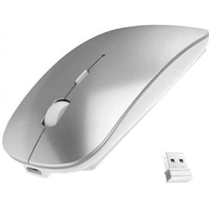 Draadloze optische muis TRUSTY 4D SLIMFIT HQ (zilver)