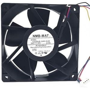Voor NMB 12038VE-24R-GUE 120 mm 24V snelheid PWM-koelventilator, 2,00 A dubbele kogellagers voor omvormer, server, voeding