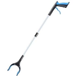 Grijptang Grijper Picker Met Lange Steel Opvouwbare Roterende Grijper Reacher Grijpergereedschap Visserijafvalkiezer Grijptang Antislip(Blue)