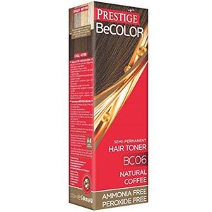 Semi-permanente haartoner Kleur BC06 Natuurlijke kastanjee, Geen Ammoniak Geen Peroxide van BeColor