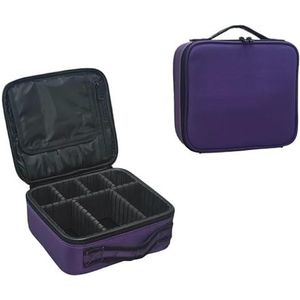 packing cubes Bolsa De Cosméticos De Mármol, Estuche De Maquillaje De Almacenamiento De Viaje Portátil Multifuncional, Partición, cubes travel (Color : Oxford cloth Purple, Size : CHINA)