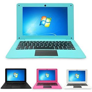 BlueBose 10,1 Zoll Windows 10 Laptop 2 GB RAM + 32 GB Atom Quad Core Ultra Thin Notebook-Computer Full HD 1,44 GHz USB 3.0 WiFi HDMI Bluetooth (Blau-DE klaviatur(QWERTZ))