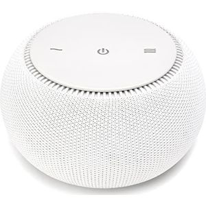 SNOOZ Pro - Smart White Noise Machine - Echte Ventilator Binnen, Non-Looping White Noise, Verstelbare Toon & Volume - App-gebaseerde afstandsbediening & Slaaptimer - Reiskoffer inbegrepen - Katoen