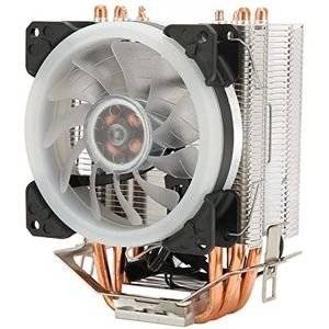CPU-koelventilatoren voor LGA, RGB Koperen Heatpipes CPU-koeler met 9,2 Cm Ventilator 12V 3PIN 4PIN-interface voor LGA 1200 1150 1151 1155 1156 775 700, voor Core I7 I5 I3, voor