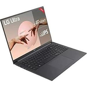Notebook LG 16U70Q-G.AR56B 512GB SSD AMD Ryzen 5 5625U Qwerty Spaans 8GB RAM 16"" 16GB RAM