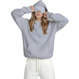 ​​Unisex ​​Airplane Mode Travel Hoodie​​ w/ ​​Built-in Sleep Mask​​, ​​Comfort Hoodie​​ with ​​Hidden Pockets​​ Design (#6,xx_l)