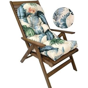 QLXYYFC Zitkussens Voor Binnen en Buiten Set Van 2, Waterafstotende Stoelkussens, Stoelkussens (48 X 48 X 12 Cm), Voor Terras, Huis, Kantoor (Color