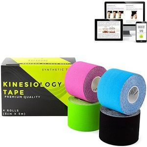 KALAHARI - Kinesiology Tape - 5cm x 5m - Hoge Kleefkracht - Water- en Zweetbestendig